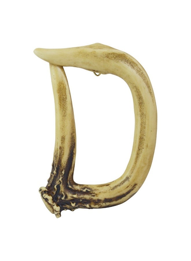 Pine Ridge Personalized Name Art 6" Antler Letter D Home Decor - 3D Western Decorative Hanging Wall Letters Decorations Deer Antler Monogram Hunting Sign Design - Unique Gift Ideas - Image 1